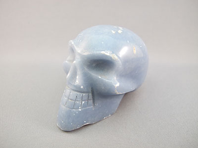 Deep Purple Amethyst Crystal Skull